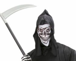 WHAT DOES IT MEAN TO DREAM OF HOODED DEATH WITH THE SCYTHE